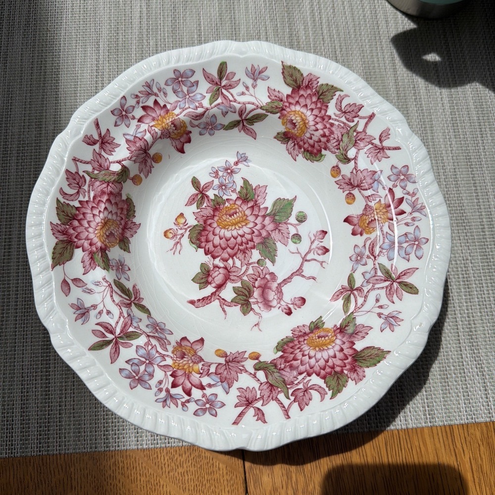 5 Copeland Spode Spode's Aster 7.75" Rim Soup Bowls Excellent